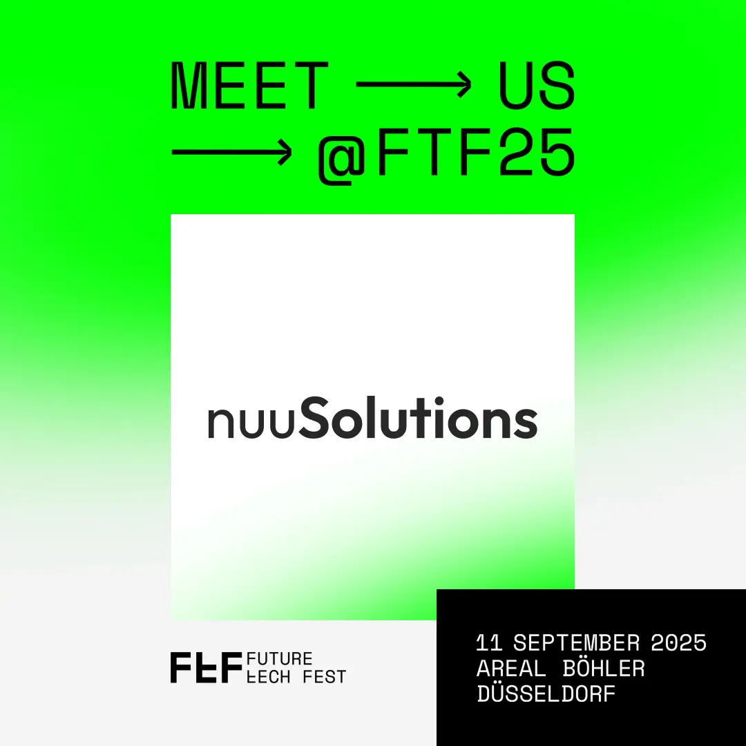 Banner von der Future Tech Fest Messe